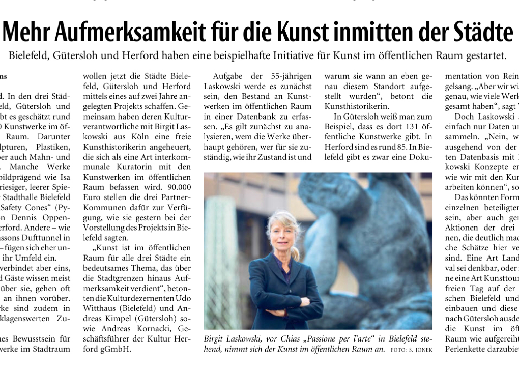 Kunst inmitten der Stadt